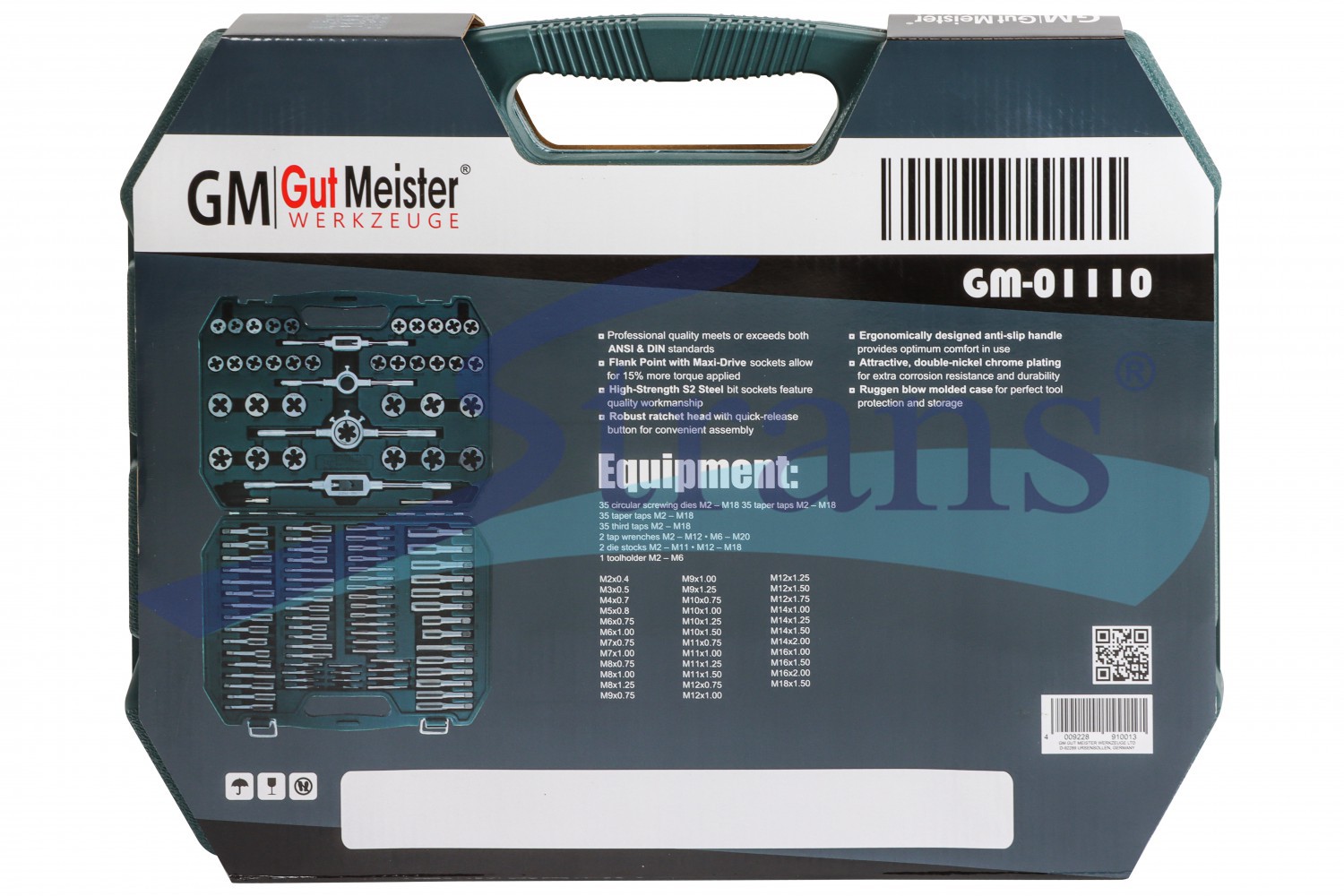 Набір Мітчиків І Плашок Gut Meister 110Шт. Gm01110 купити в